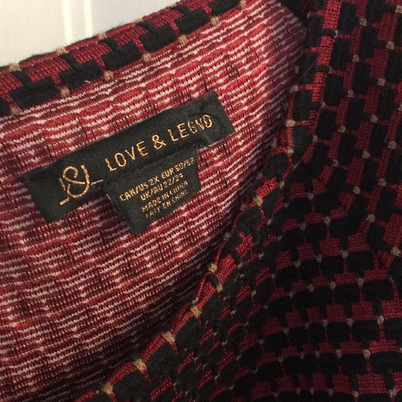 2X Love & Legend Skater Dress with Boat Neck and Exposed Zipper Detail - Picture 11 of 17